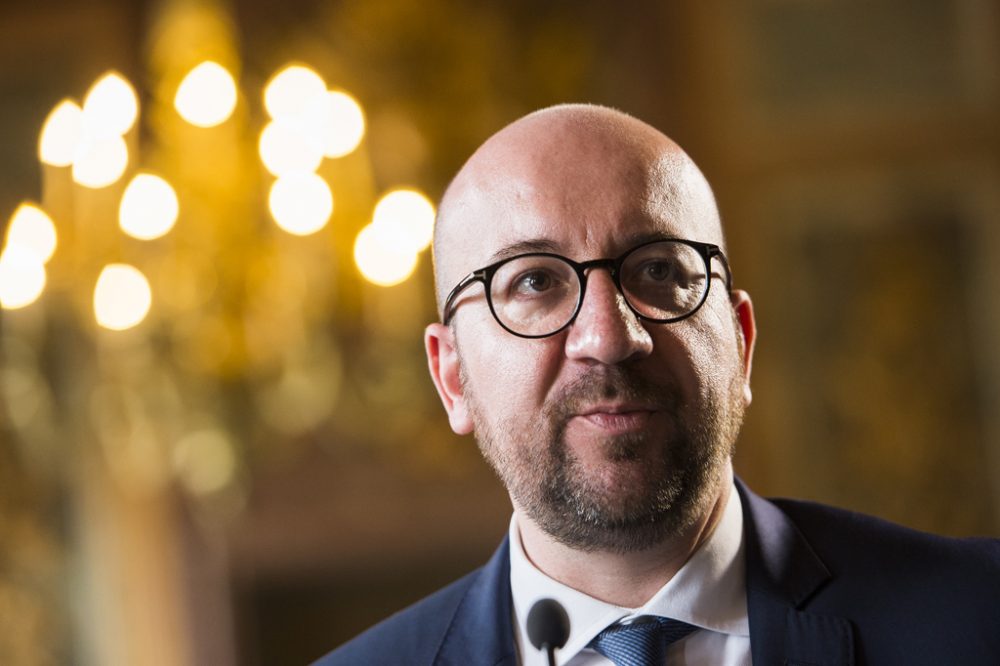 Premierminister Charles Michel am 30.3. in Brüssel