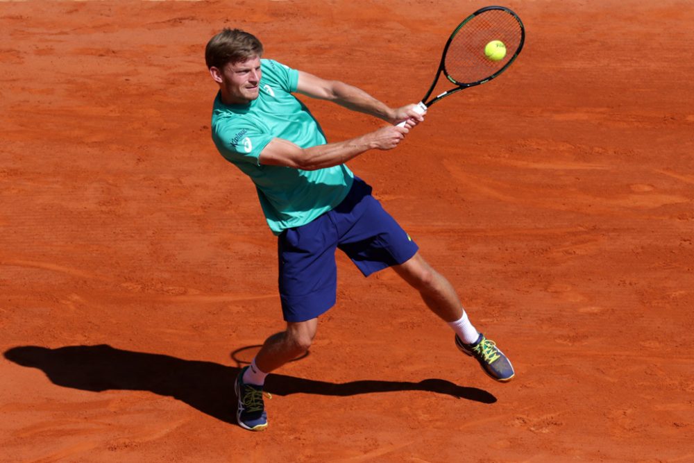 David Goffin im Spiel gegen den Spanier Fernando Verdasco