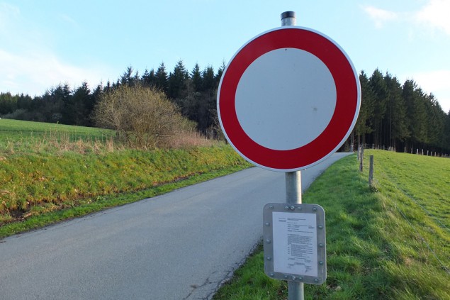 Die "Benzinstraße" in Espeler