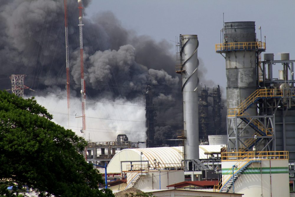 Explosion in einer Raffinerie im mexikanischen Coatzacoalcos (20.4.)
