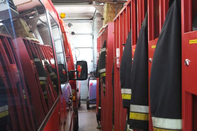 Nicht viel Platz in der Reuländer Feuerwehrhalle