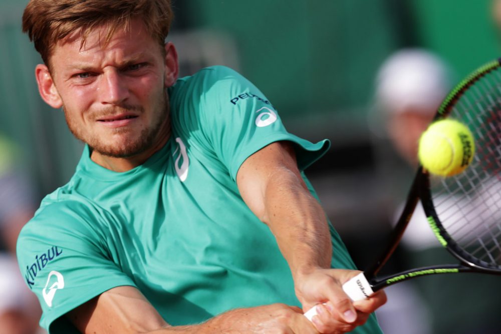 David Goffin beim internationalen Tennisturnier in Monte Carlo