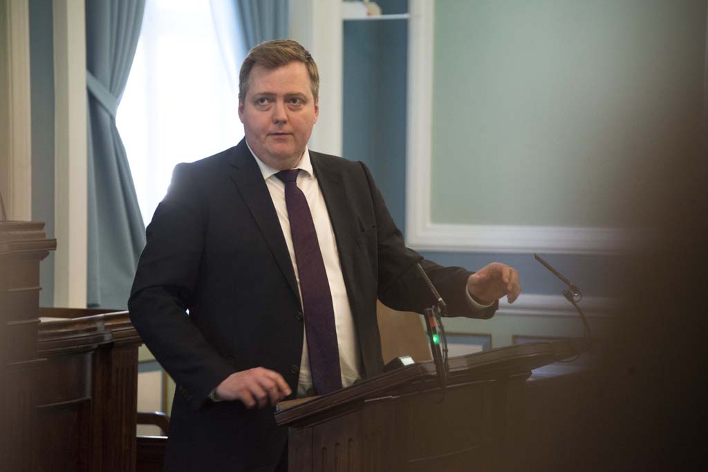 Islands Regierungschef Sigmundur David Gunnlaugsson