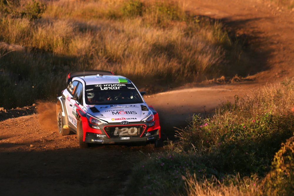 Der Neuseeländer Hayden Paddon bei der Rallye Argentinien (21.4.)