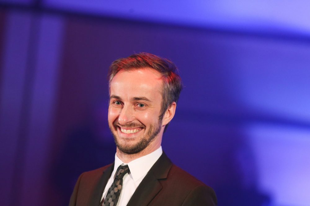 TV-Moderator Jan Böhmermann am 13.1.2016