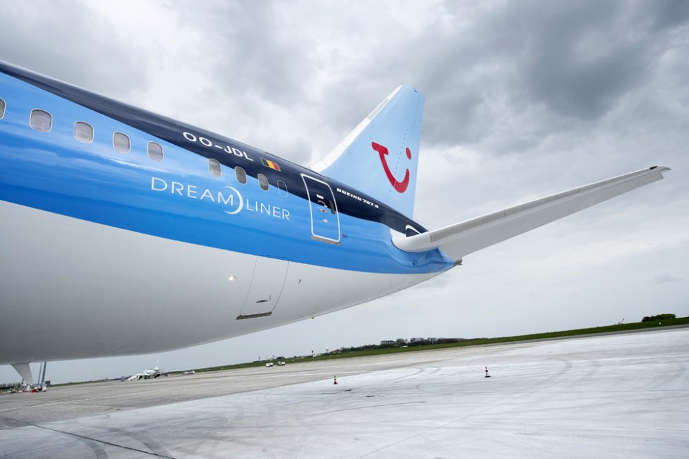 Jetairfly-Maschine auf dem Flughafen Zaventem