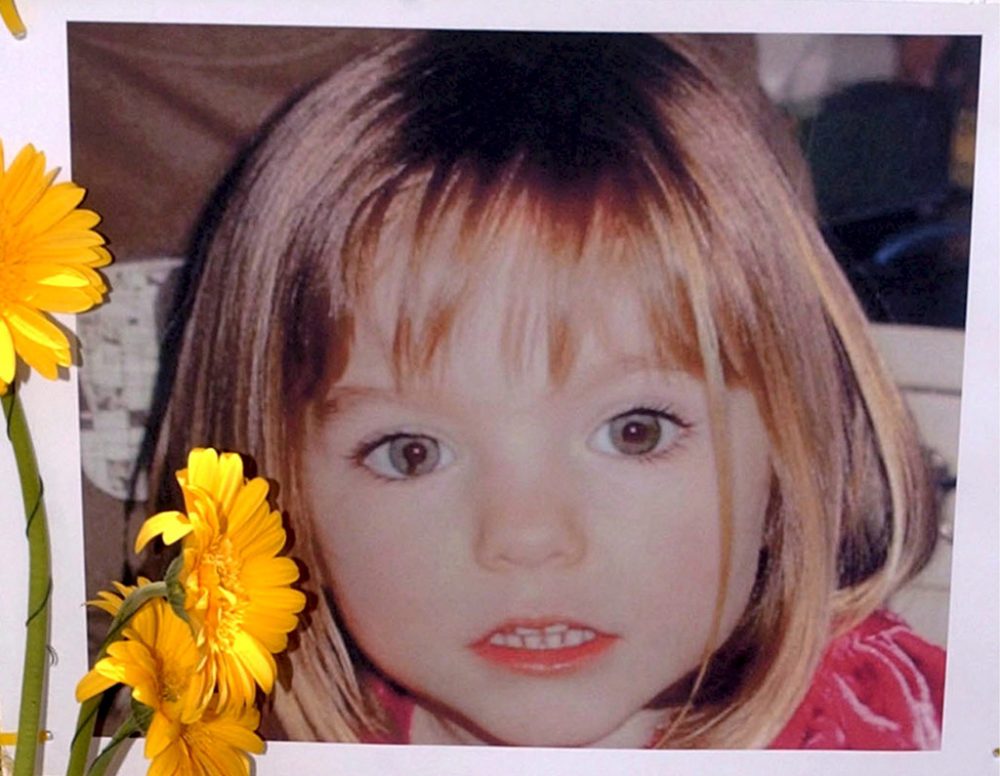 Ein Foto von Maddie McCann in Lagos