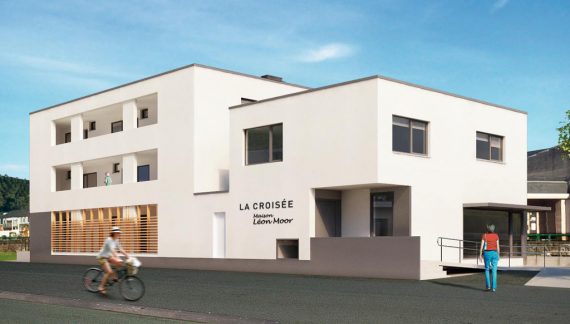 Plan der "Maison Leon Moor"