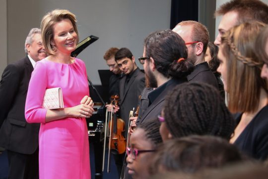 Königin Mathilde besucht pädagogisches Musikinstitut IMEP in Namur