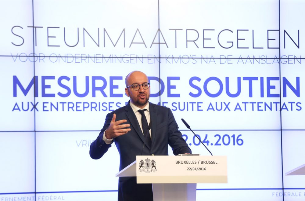 Charles Michel am 22.4. in Brüssel