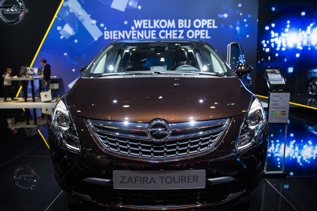 Opel Zafira Tourer auf dem Brüsseler Autosalon