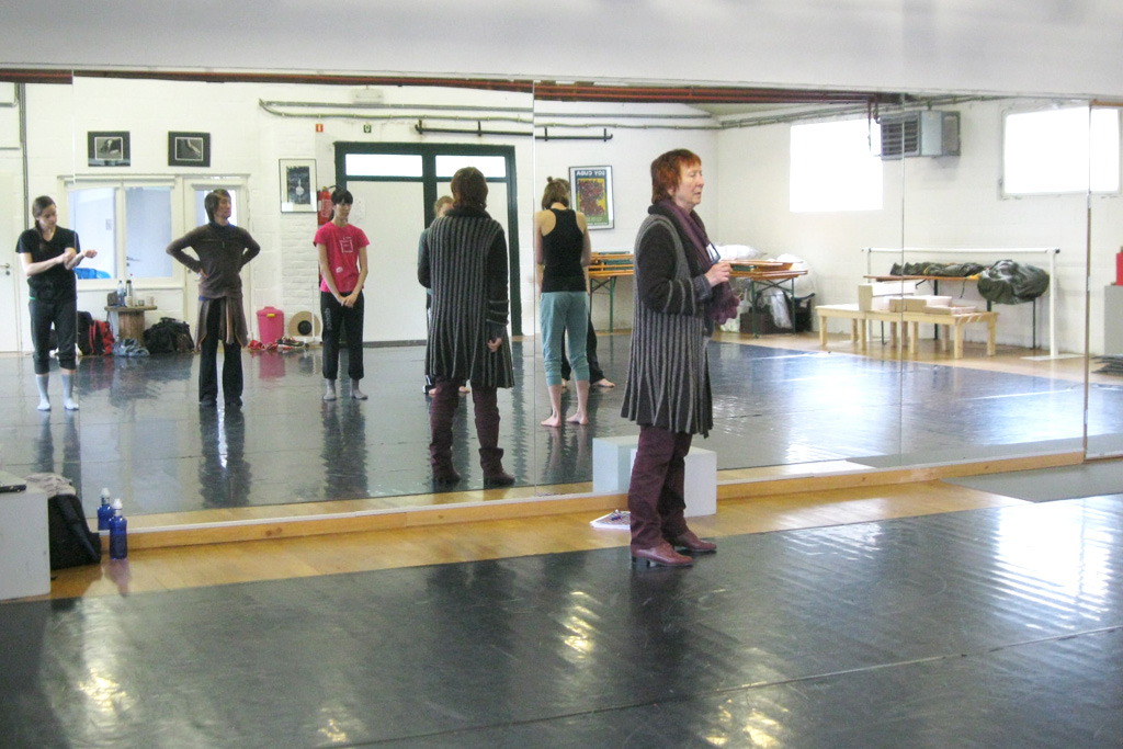 Proben im Tanzstudio Irene K. in Eupen