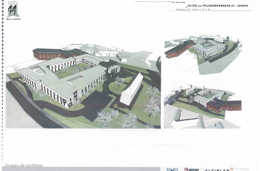 Pläne für das neue Alten- und Pflegeheim St. Joseph in Eupen