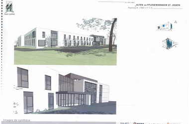 Pläne für das neue Alten- und Pflegeheim St. Joseph in Eupen
