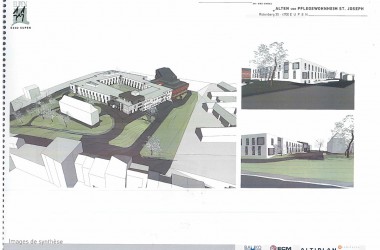 Pläne für das neue Alten- und Pflegeheim St. Joseph in Eupen