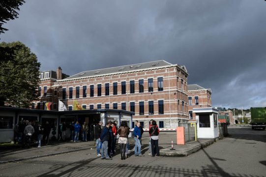 Streik bei FN Herstal (15.9.2015)