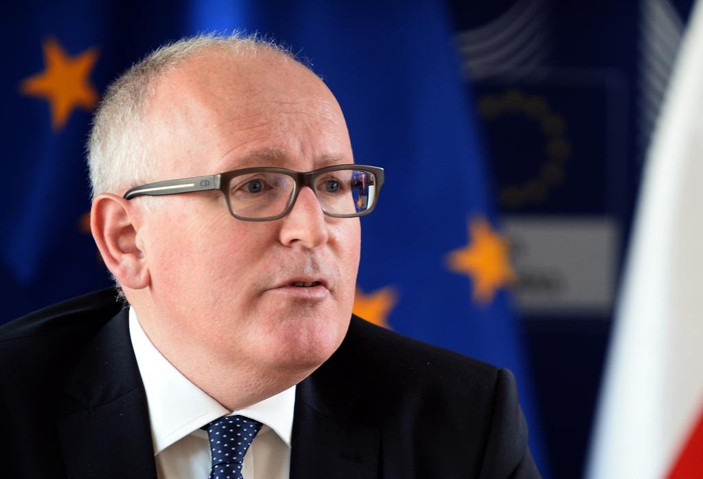 Frans Timmermans, Vizepräsident der EU-Kommission (5.4.)