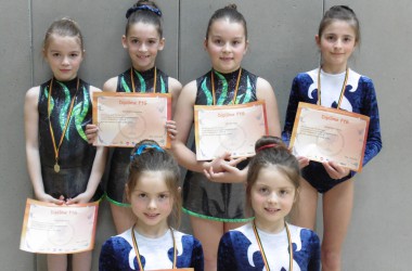 Walloniemeisterschaft in Rhythmischer Gymnastik: Test A und B