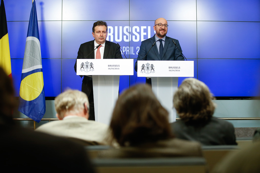 "Wir kehren zur Normalität zurück": Pressekonferenz von Vervoort und Michel in Brüssel