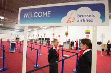 Improvisierter Check-In in Brüssel Zaventem