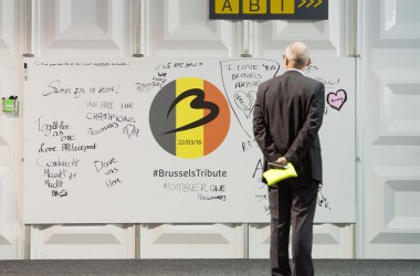 Improvisierter Check-In in Brüssel Zaventem