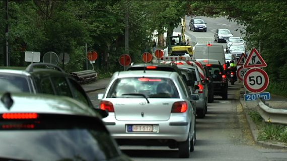 Stau am Rotenberg in Eupen