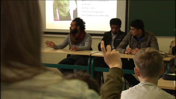 Flüchtlinge berichten von ihrer Lage im Athenäum St. Vith