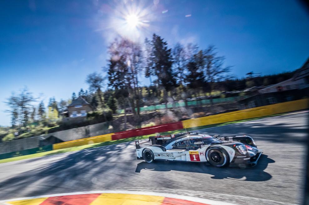 Startplatz eins für den den Porsche Nummer eins bei den Sechs Stunden von Spa