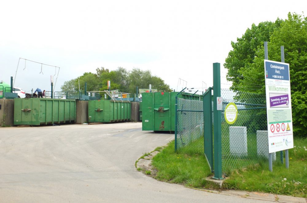 Der Containerpark in Medell