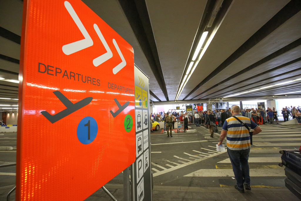 In einem der Parkings am Brussels Airport