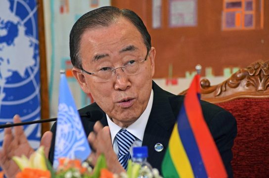 UNO-Generalsekretär Ban Ki Moon (Bild vom 9.5.2016)
