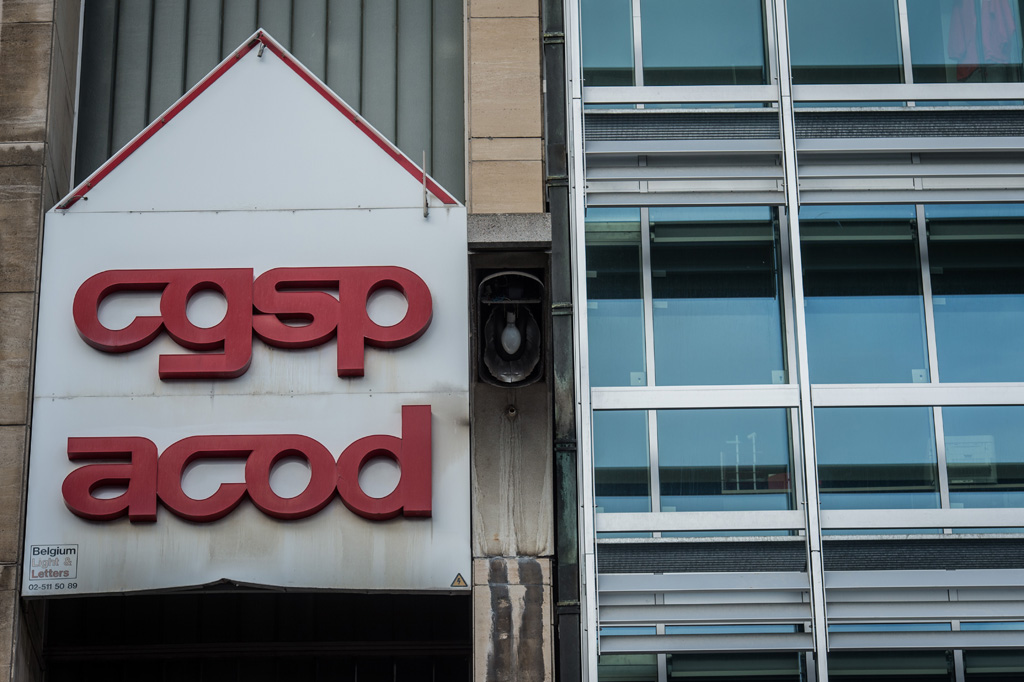 Sitz der sozialistischen Gewerkschaft (CGSP Cheminots - ACOD Spoor) in Brüssel