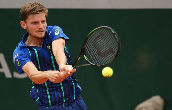 David Goffin am 26.5.2016 bei Roland Garros