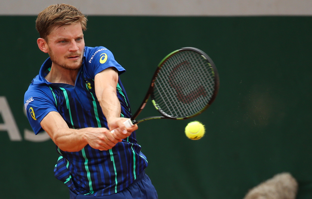 David Goffin am 26.5.2016 bei Roland Garros