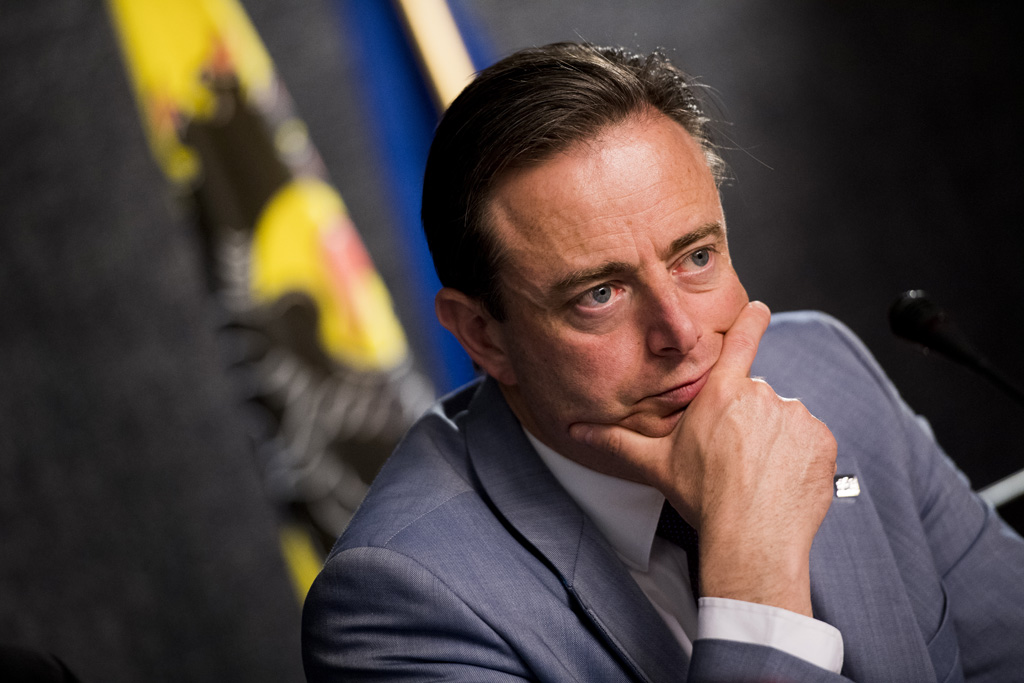 N-VA-Chef Bart De Wever (13.4.) in Brüssel