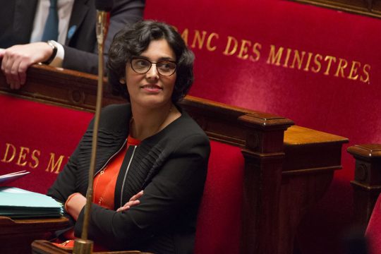 Frankreichs Arbeitsministerin Myriam El Khomri im Parlament