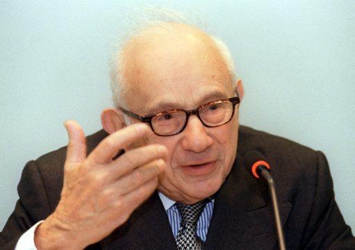 Historiker Fritz Stern bei der Frankfurter Buchmesse 1999