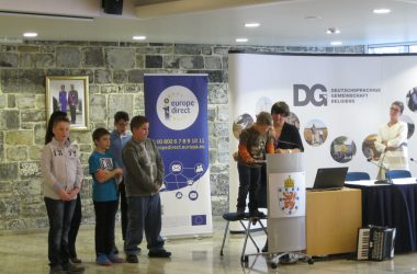 Verleihung des Jugendpreises "Europa kreativ" am 4.5.2016 in Eupen