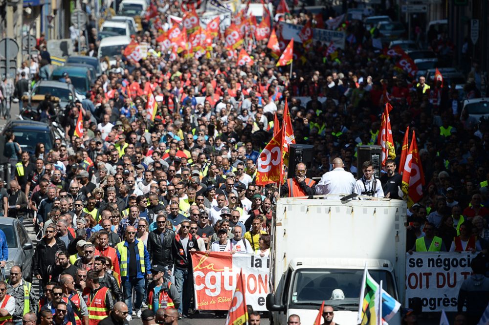 Demonstration gegen die Arbeitsmarktreform in Marseille (17.5.2016)