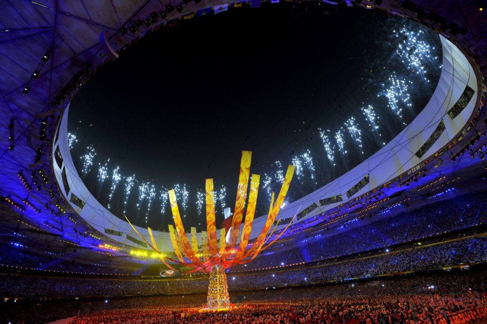 Abschlussfeier der Olympischen Spiele in Peking 2008