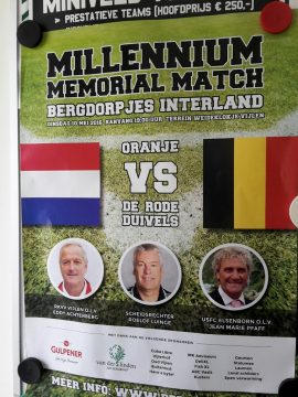 Freundschaftsspiel zwischen Belgien und den Niederlanden in Vijlen