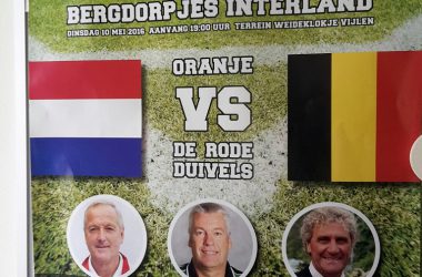 Freundschaftsspiel zwischen Belgien und den Niederlanden in Vijlen