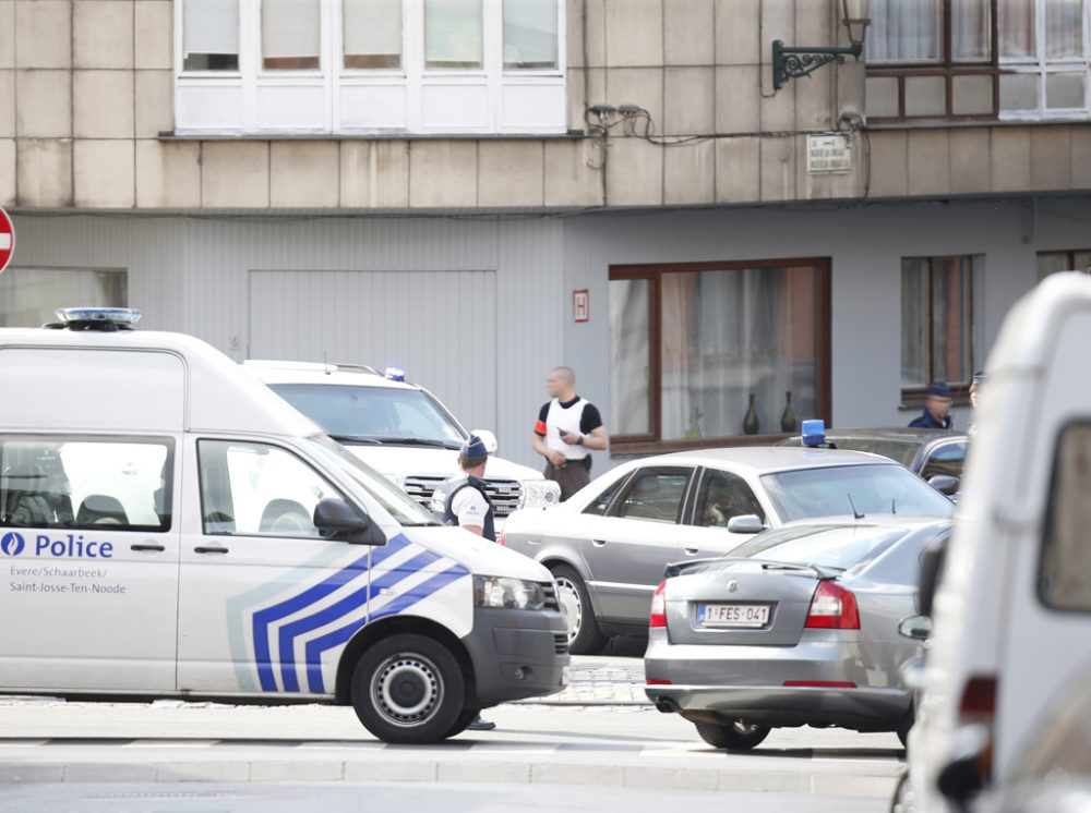 Rekonstruktion der Anschläge in der Rue Max Roos in Schaerbeek (19.5.2016)