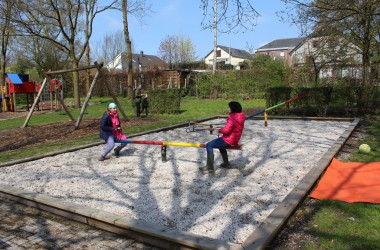 Eröffnung des neu gestaltenen Spielplatzes in Kettenis
