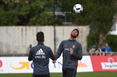 Vorbereitungen auf die Fußball-EM in Frankreich: Trainingsauftakt der Roten Teufel in Knokke