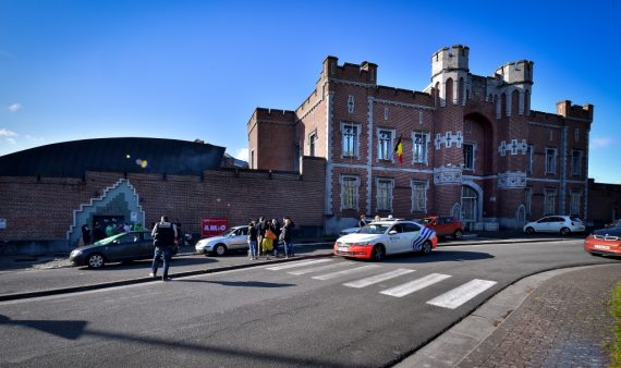 Das Gefängnis von Tournai am 3.5.2016