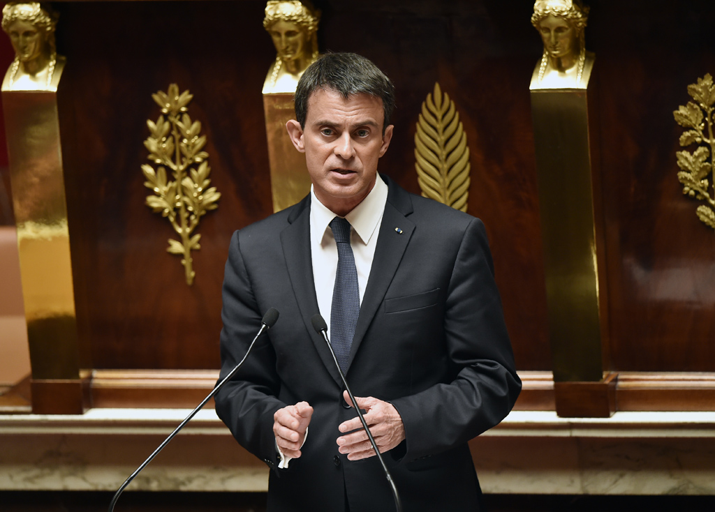 Der französische Premierminister Manuel Valls am Dienstag in Paris