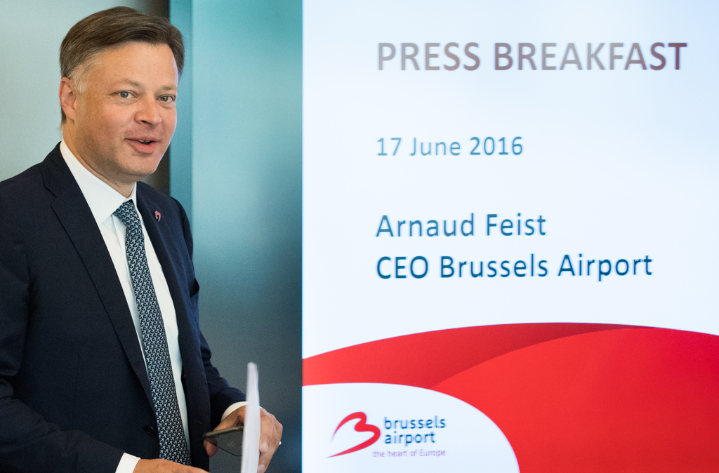 Arnaud Feist, Geschäftsführer des Brussels Airport (Archivbild: Benoit Doppagne/Belga)