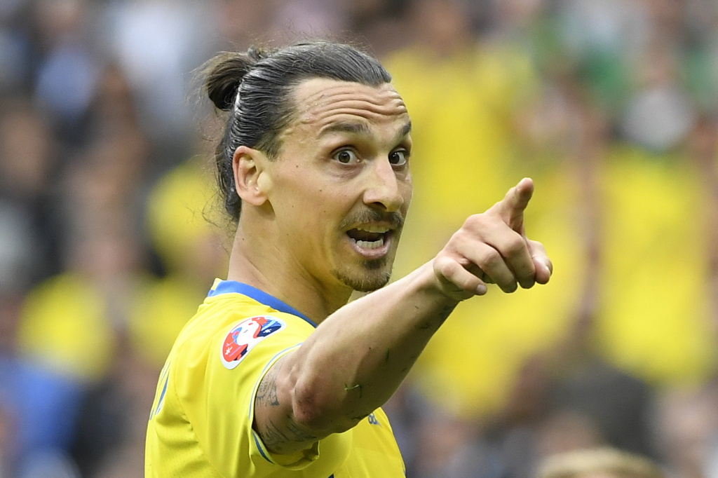 Schwedens Superstar Ibrahimovic erzielte kein Tor, bereitete aber das 1-1 vor