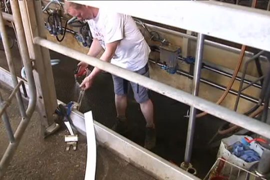 Biobauer Christoph Klinkenberg aus Merols